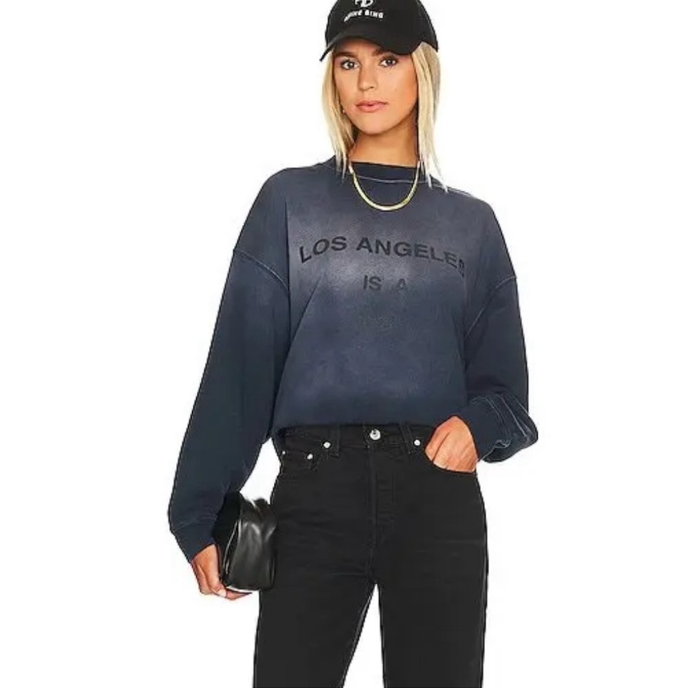 Anine Bing Jaci Sweatshirt Los Angeles is a Myth size M worn great condition